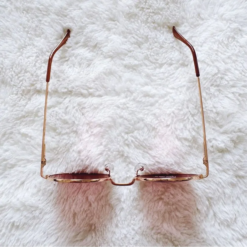 Henry Rose Gold Round Lens Sunglasses